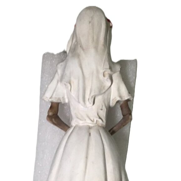 🛑 SKELETON ➕🆒 FIGURINE Bride Red Roses Halloween Day of Dead Decor 💸BUY NOW‼️ - Picture 5 of 16